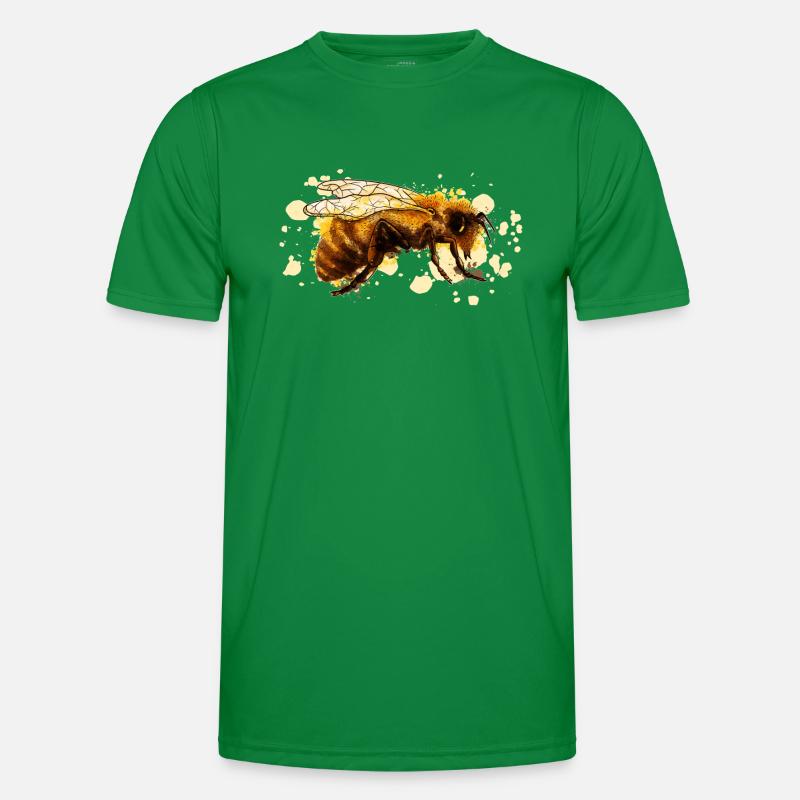Honeybee, Bee Hummel Beekeeper Hardworking Bee Men's Functional T-Shirt