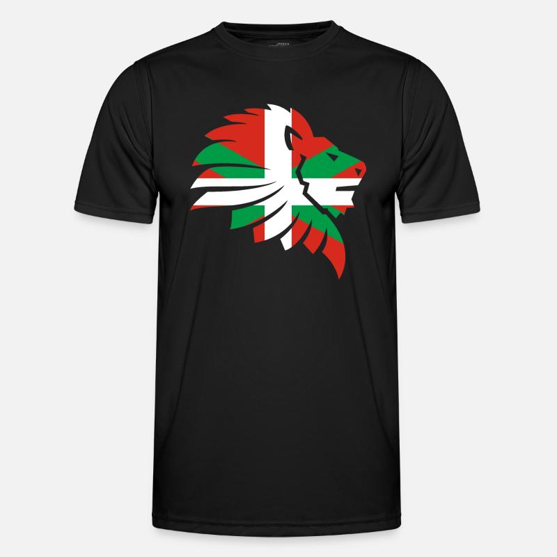 Drapeau Basque Navarre Cadeau Basque Basque - T-shirt sport Homme - noir