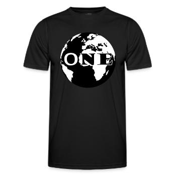 Planète Earth - T-shirt sport Homme - noir - Devant - AI Model Male 178 dark (178cm)