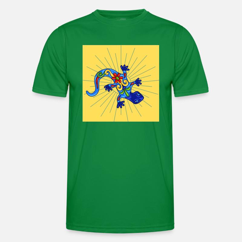 Lichter des Lizards Männer Funktions-T-Shirt