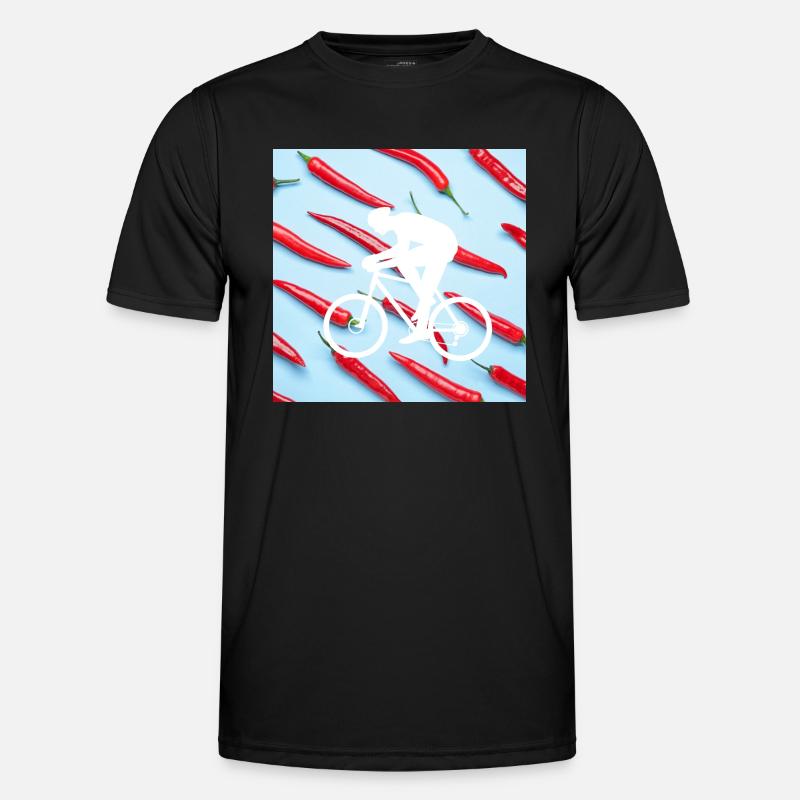 sharp circle - Men's Functional T-Shirt - black