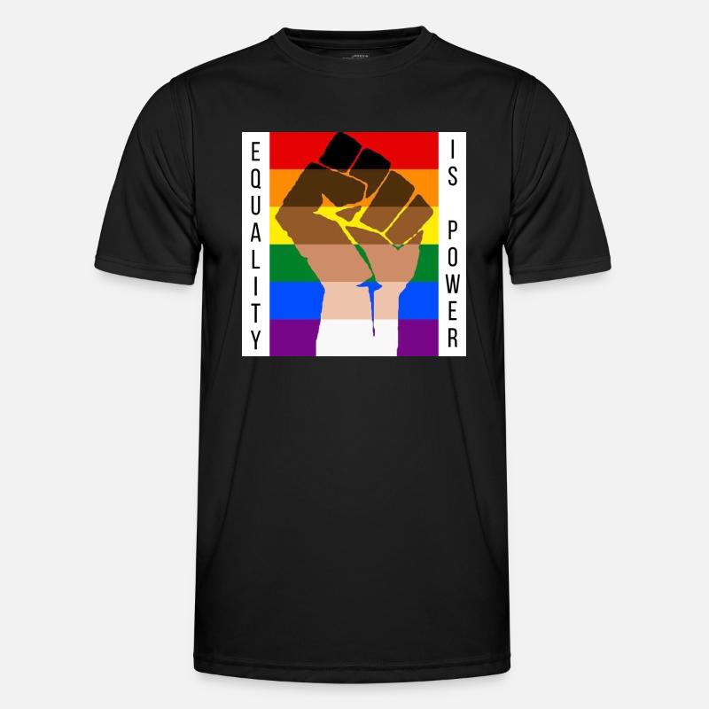 Equality LGBT BLM Men's Functional T-Shirt