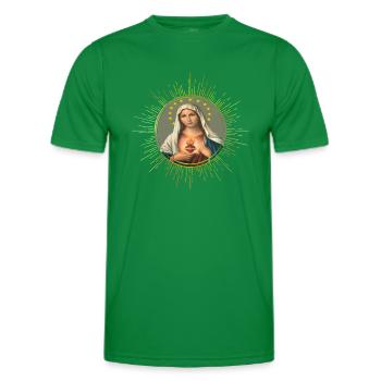 Maria Madonna - Männer Funktions-T-Shirt - Kelly Green - Vorne - AI Model Male 178 dark (178cm)