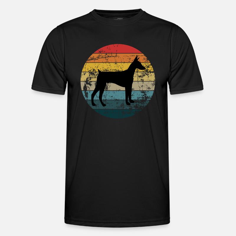 Dobermann Männer Funktions-T-Shirt