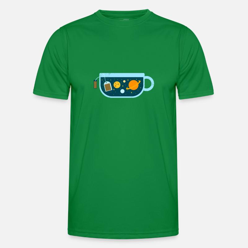 Galaxy Tea Solar System Space Lovers Poison Men's Functional T-Shirt
