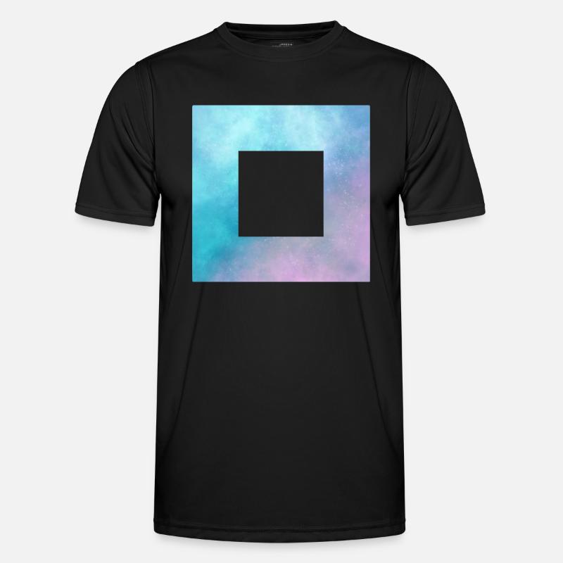 Space Square Cut - Men's Functional T-Shirt - black