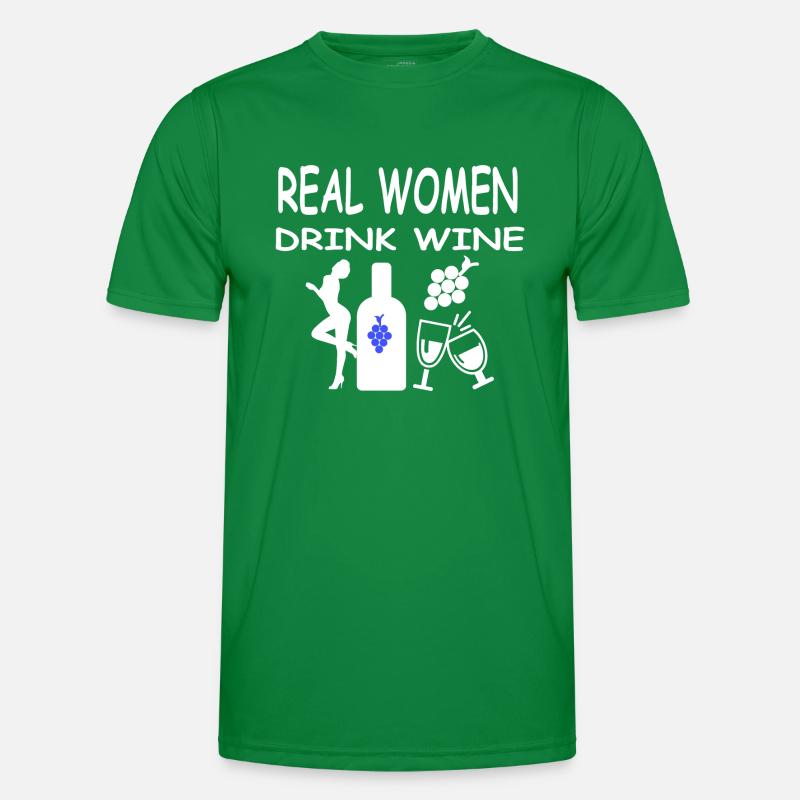 Wein Männer Funktions-T-Shirt
