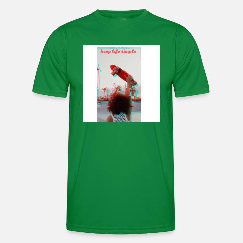 Halten Sie das Leben einfach Männer Funktions-T-Shirt