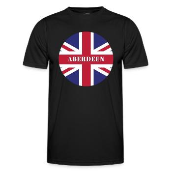 Aberdeen - T-shirt sport Homme - noir - Devant - AI Model Male 178 dark (178cm)