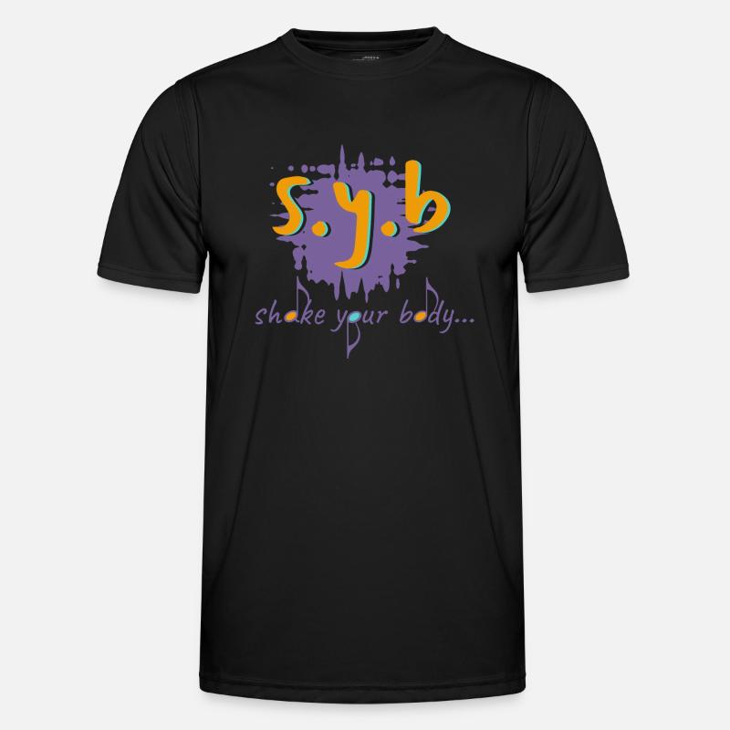 shake your body Men's Functional T-Shirt