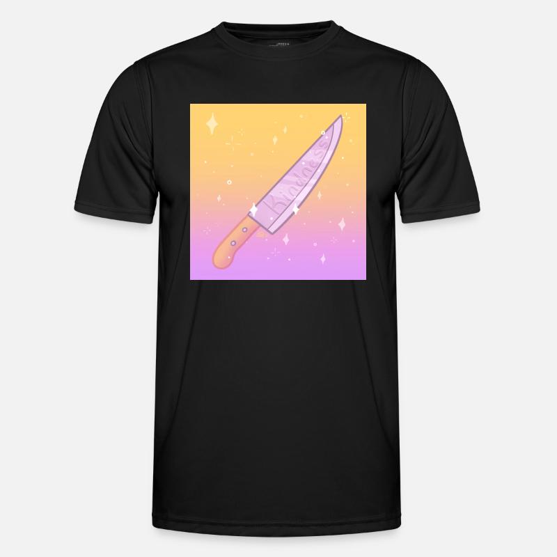 Kill w Kindness Knife - Men's Functional T-Shirt - black