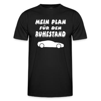 Auto - Männer Funktions-T-Shirt - Schwarz - Vorne - AI Model Male 178 dark (178cm)