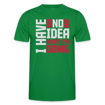 Aucune idée - T-shirt sport Homme - vert - Devant - AI Model Male 178 dark (178cm)