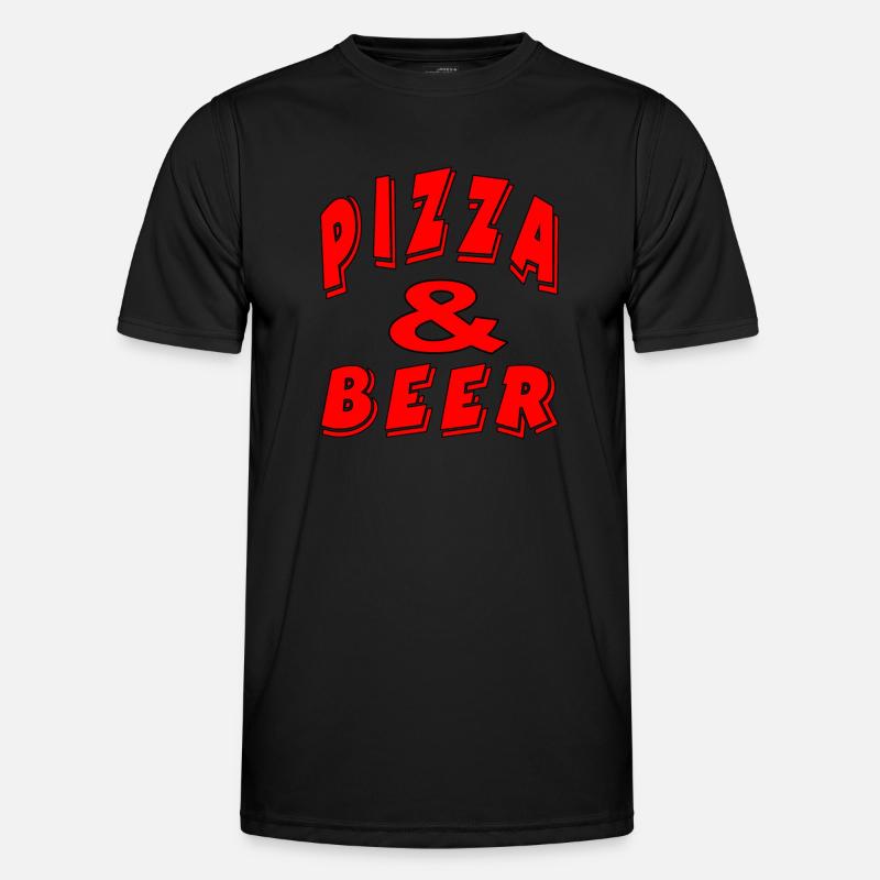 Pizza - Men's Functional T-Shirt - black