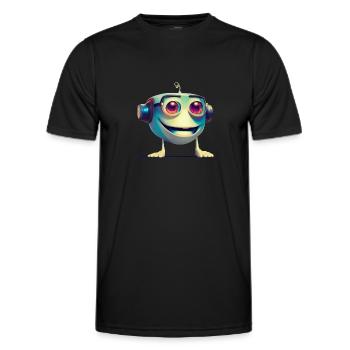 Good vibes Character Monster - Männer Funktions-T-Shirt - Schwarz - Vorne - AI Model Male 178 dark (178cm)