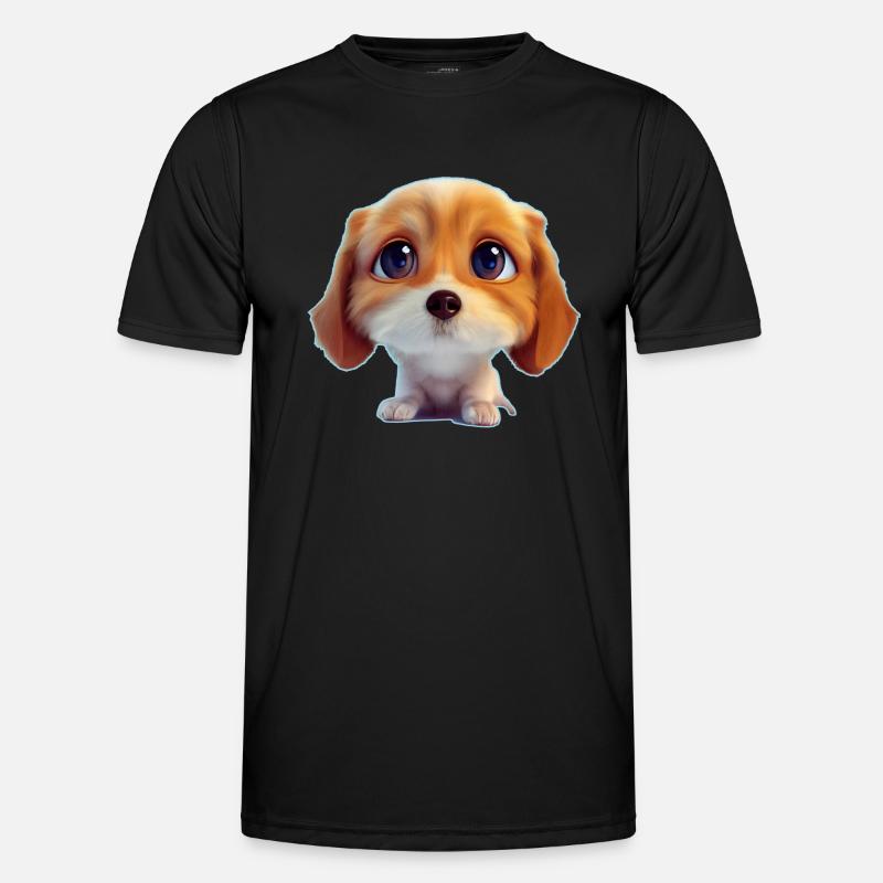 chiot mignon T-shirt sport Homme