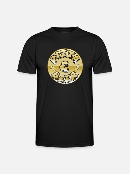 Pizza - Men's Functional T-Shirt - black