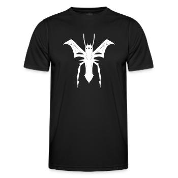 Araignée volante - T-shirt sport Homme - noir - Devant - AI Model Male 178 dark (178cm)