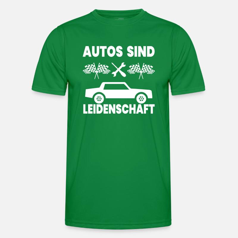 Auto Männer Funktions-T-Shirt