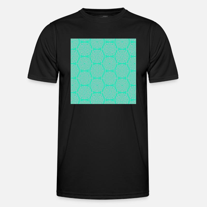 Chinese pattern - Men's Functional T-Shirt - black