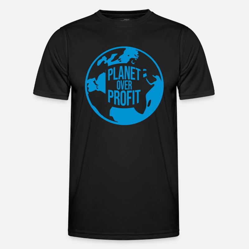 Planète sur le devis de profit T-shirt sport Homme