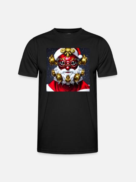 Series: distopia of christmas - Men's Functional T-Shirt - black