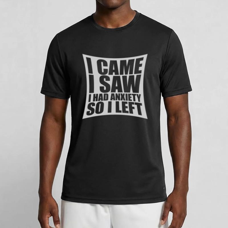 J’avais de l’anxiété en disant T-shirt sport Homme