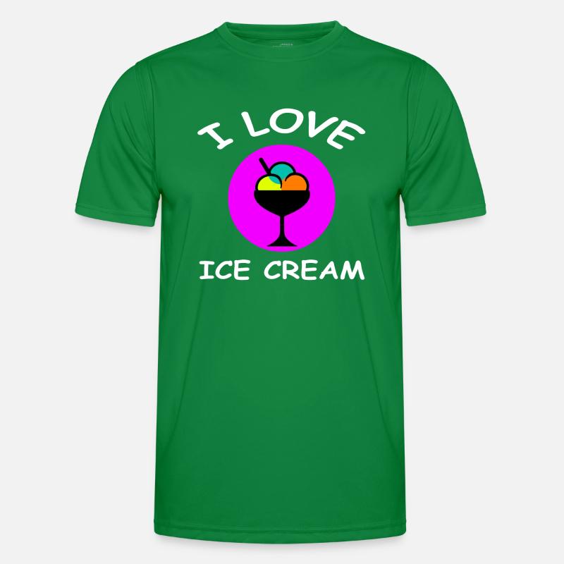 Eis Männer Funktions-T-Shirt