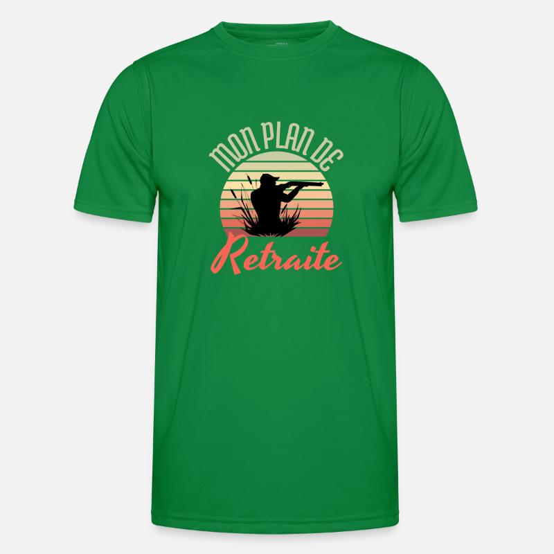 la chasse mon plan de retraite T-shirt sport Homme