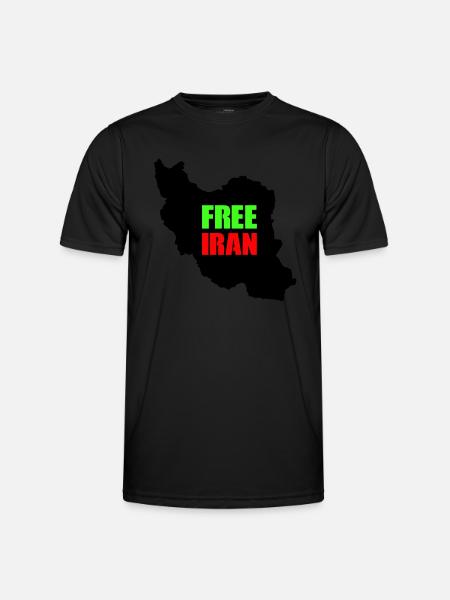 Iran Free - Men's Functional T-Shirt - black