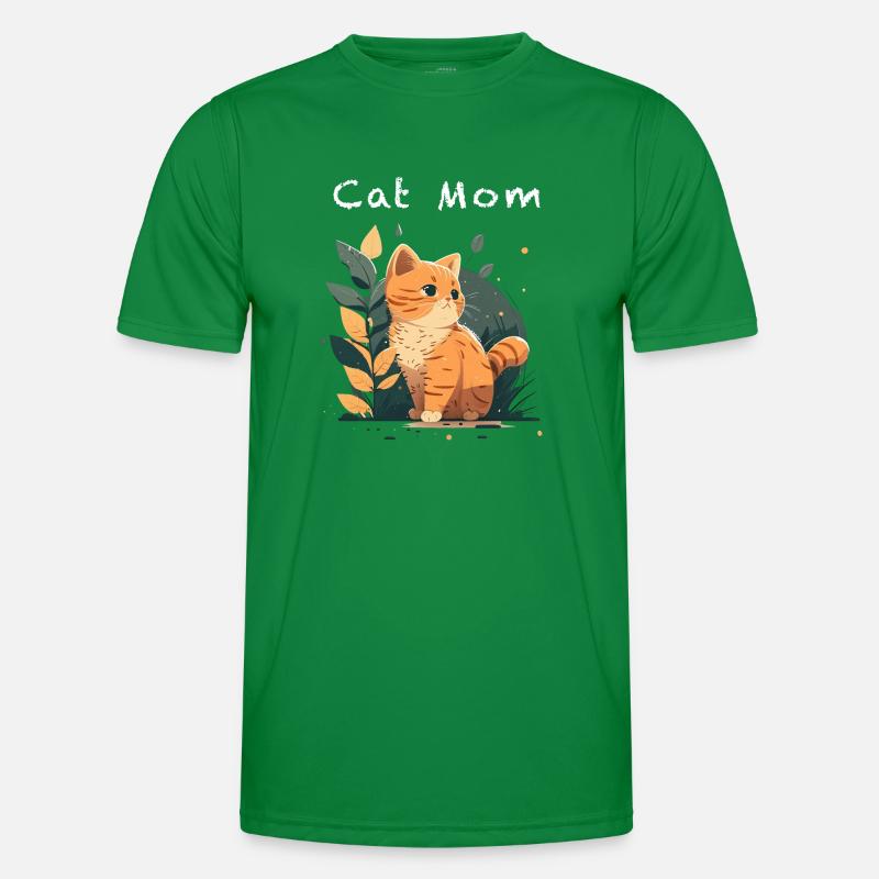 CAT MOM Men's Functional T-Shirt