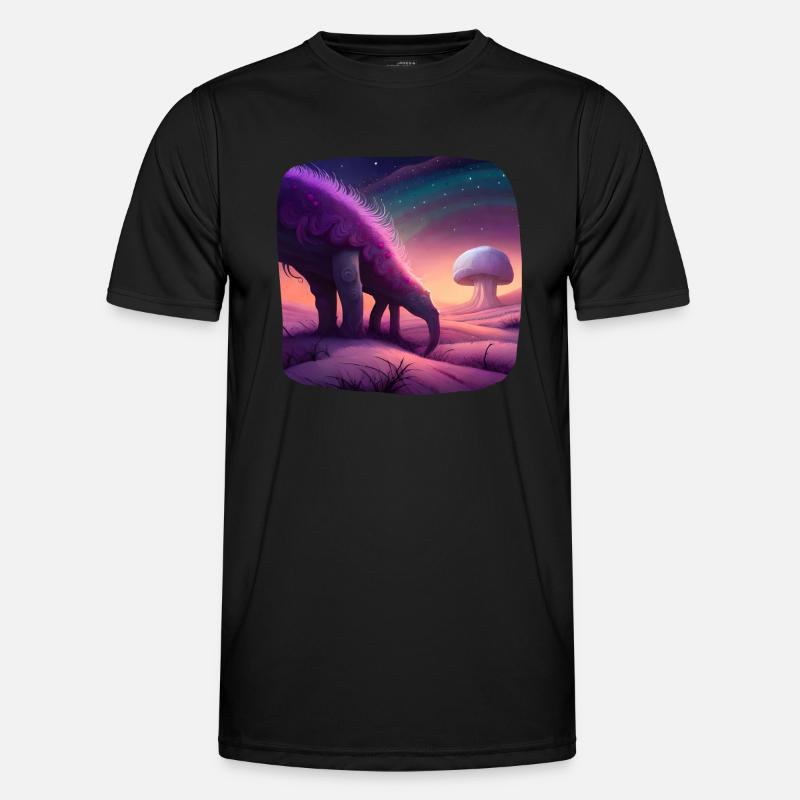 Fantasy creature mystical - Men's Functional T-Shirt - black