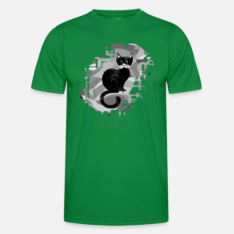 Cat Men's Functional T-Shirt