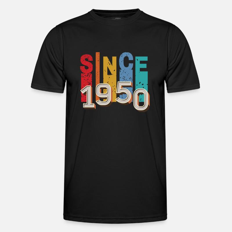 Since 1950 retro - Men's Functional T-Shirt - black