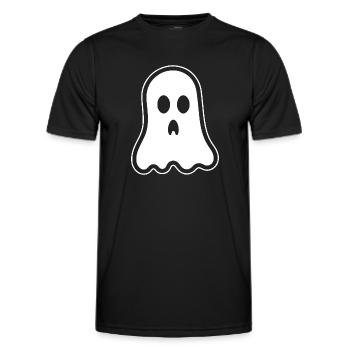 Ghost Ghosts Witching Hour Halloween - T-shirt sport Homme - noir - Devant - AI Model Male 178 dark (178cm)