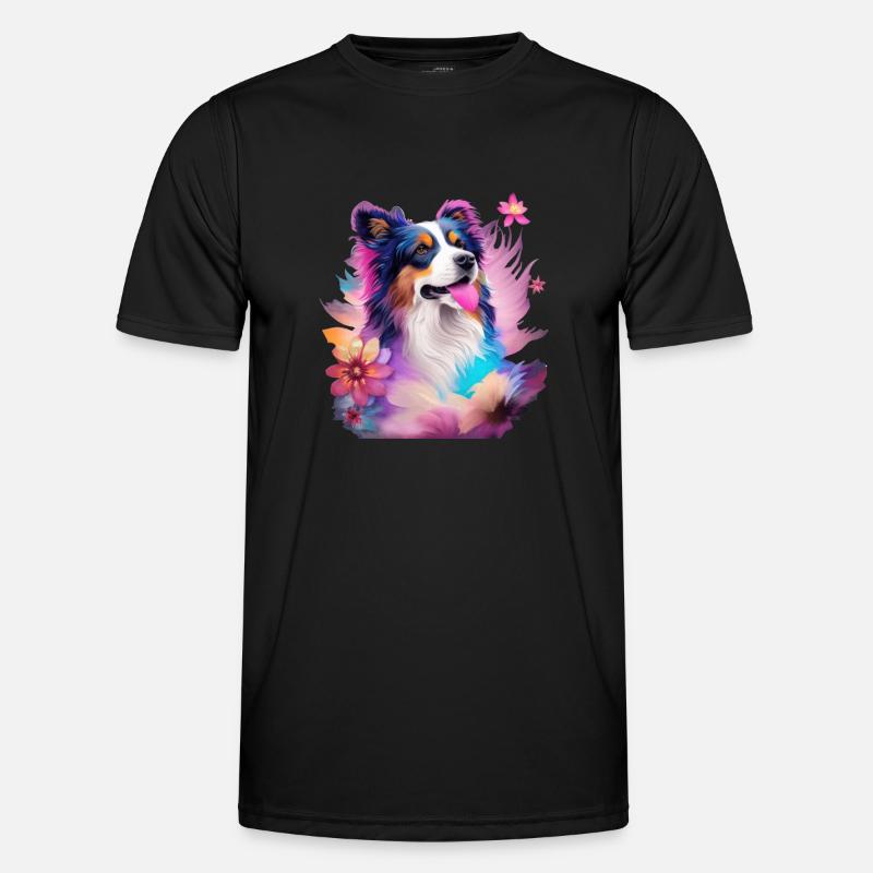 Australian Shepherd Männer Funktions-T-Shirt