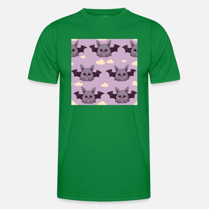 Comic Bat Adventures: Cute Bats Men's Functional T-Shirt