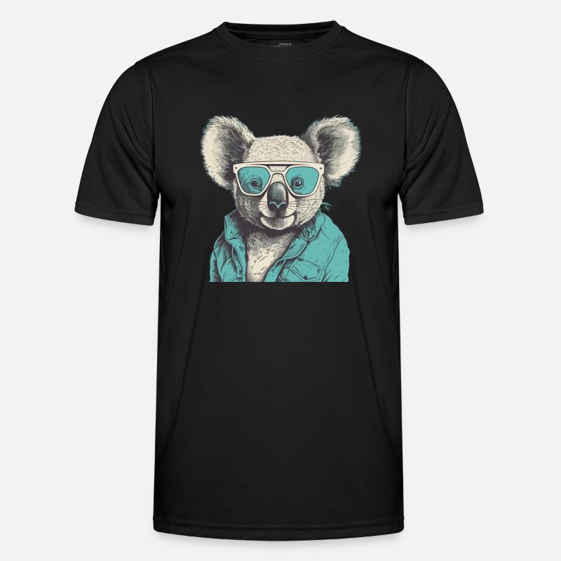 cooler Koala Männer Funktions-T-Shirt