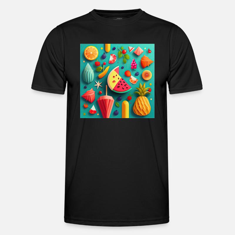 Summer Pattern Männer Funktions-T-Shirt