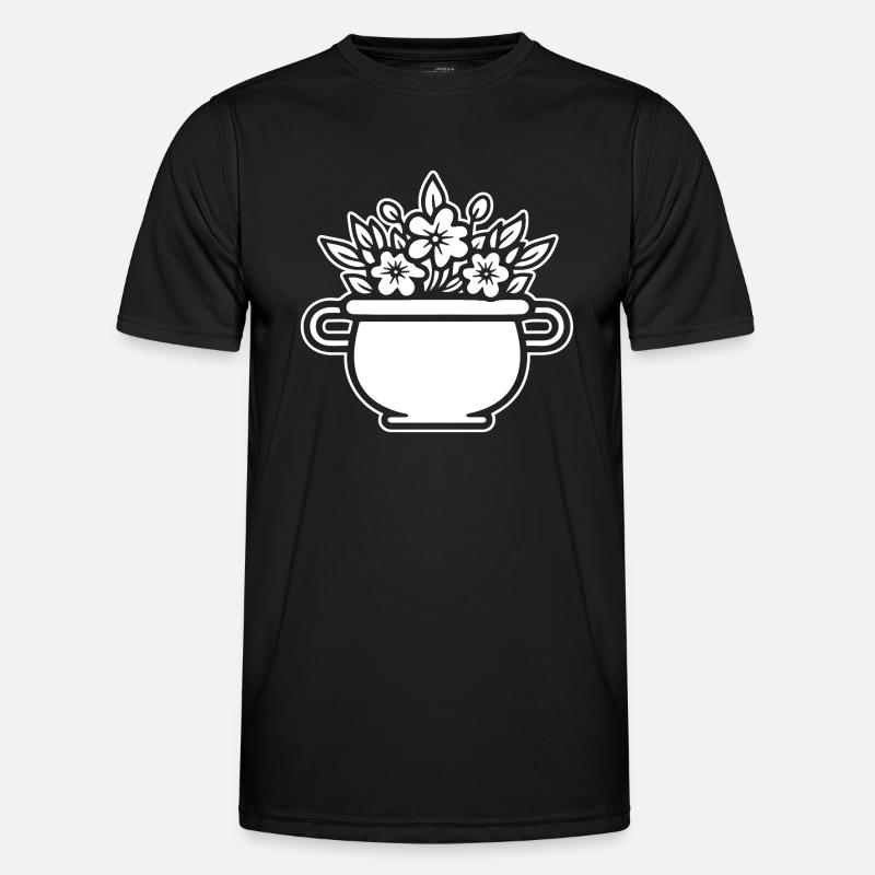 Cauldron Magical Witch Halloween - Men's Functional T-Shirt - black