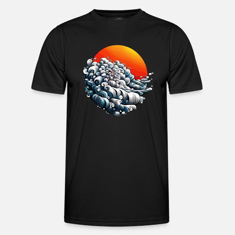 Big Wave After Sunset Men's Functional T-Shirt