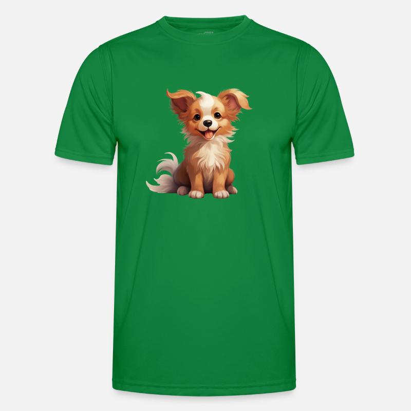 Chibi Dog Men's Functional T-Shirt