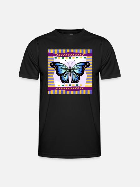 Butterfly - Men's Functional T-Shirt - black