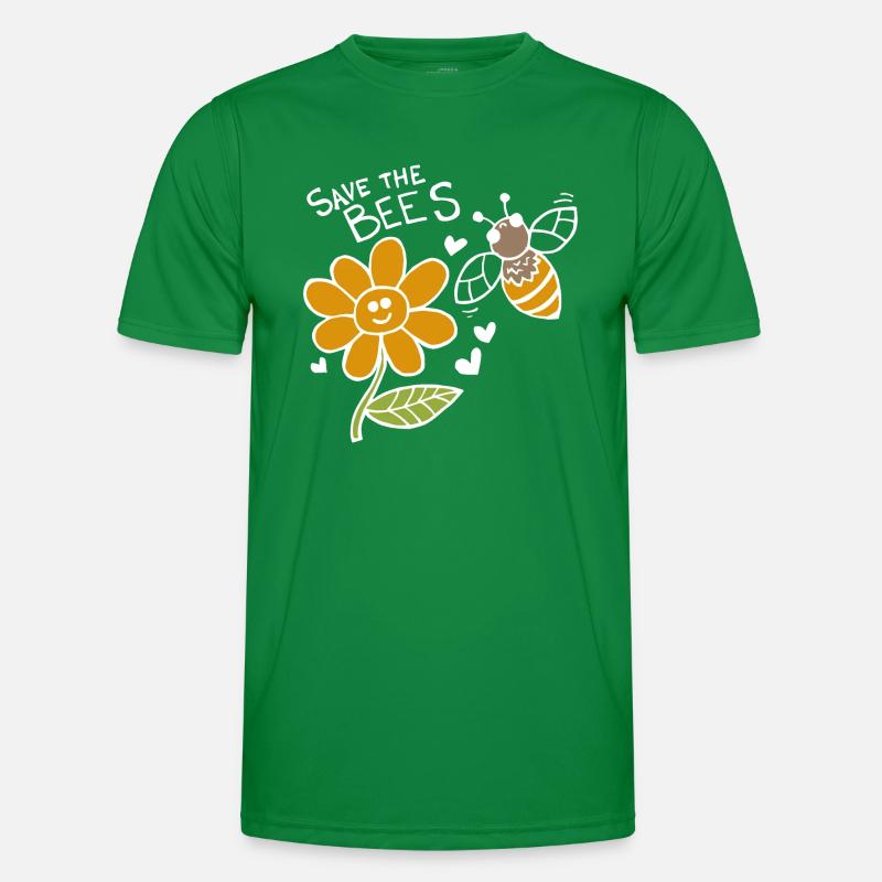 Save The Bees Men's Functional T-Shirt