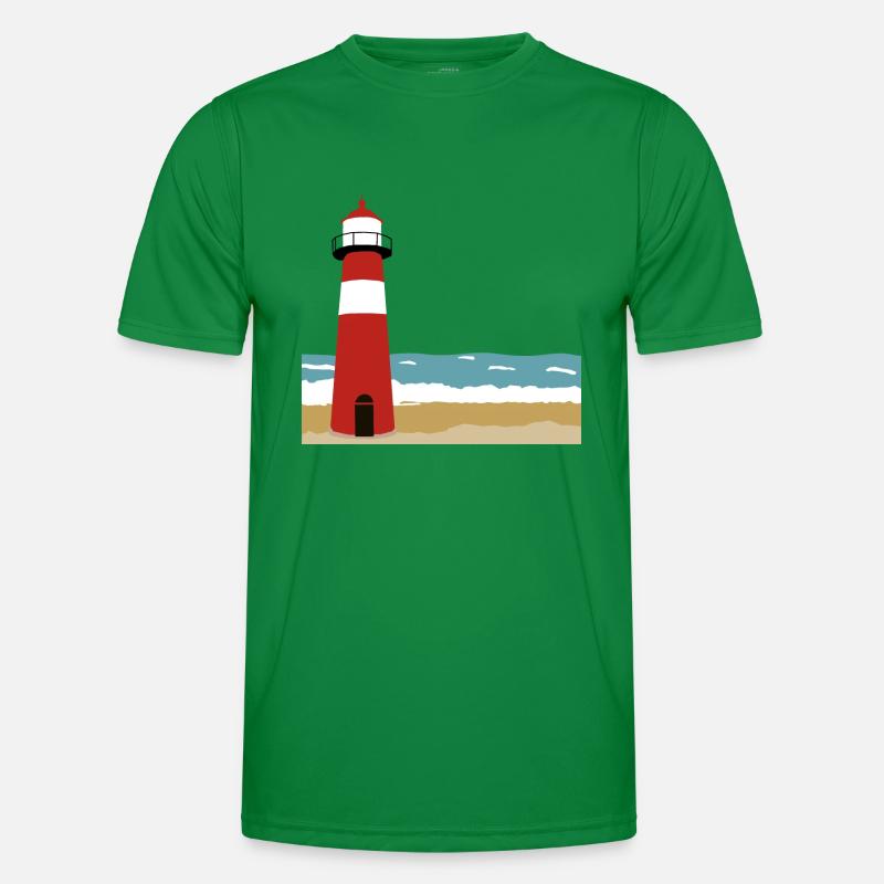 Leuchtturm Männer Funktions-T-Shirt