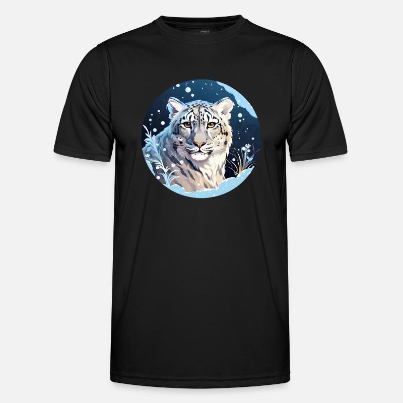 Snowy Leopard Men's Functional T-Shirt