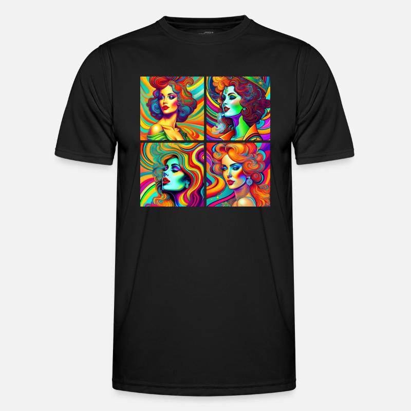 psychedelic Léa Men's Functional T-Shirt