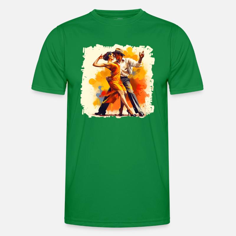 Mambo is a popular dance Men's Functional T-Shirt
