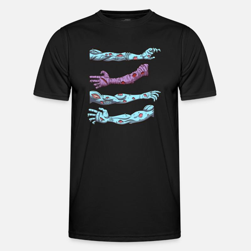 Zombie Hands Men's Functional T-Shirt
