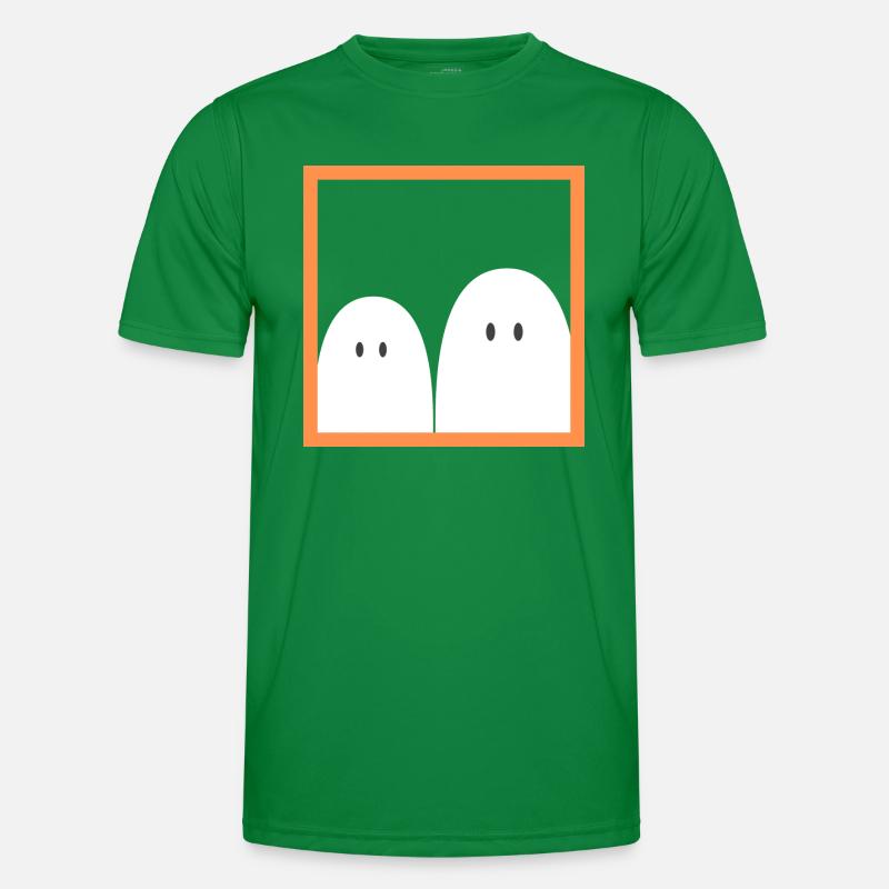 Ghost in a red frame Men's Functional T-Shirt